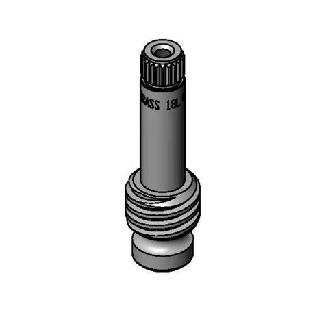 T&amp;S BRASS PARTS T&amp;S Brass 000812-25CWS Cws LH (Cold) Spindle &amp; Ptfe Seat Washer - SKU TS000812-25CWS