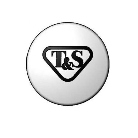 T&amp;S BRASS PARTS T&amp;S Brass 001205-19NS Press-In Index White T&amp;S Logo - SKU TS001205-19NS