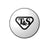 T&S BRASS PARTS T&S Brass 001205-19NS Press-In Index White T&S Logo - SKU TS001205-19NS