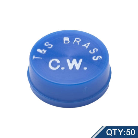 T&amp;S BRASS PARTS T&amp;S Brass 001686-45M50 Ndx Snpin Blu 50 Per Bx - SKU TS001686-45M50