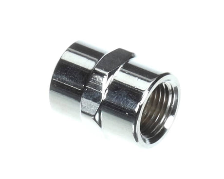 T&amp;S BRASS PARTS T&amp;S Brass 001769-40 Coupling 3/8 NPT (Chrome-Plated Brass) - SKU TS001769-40