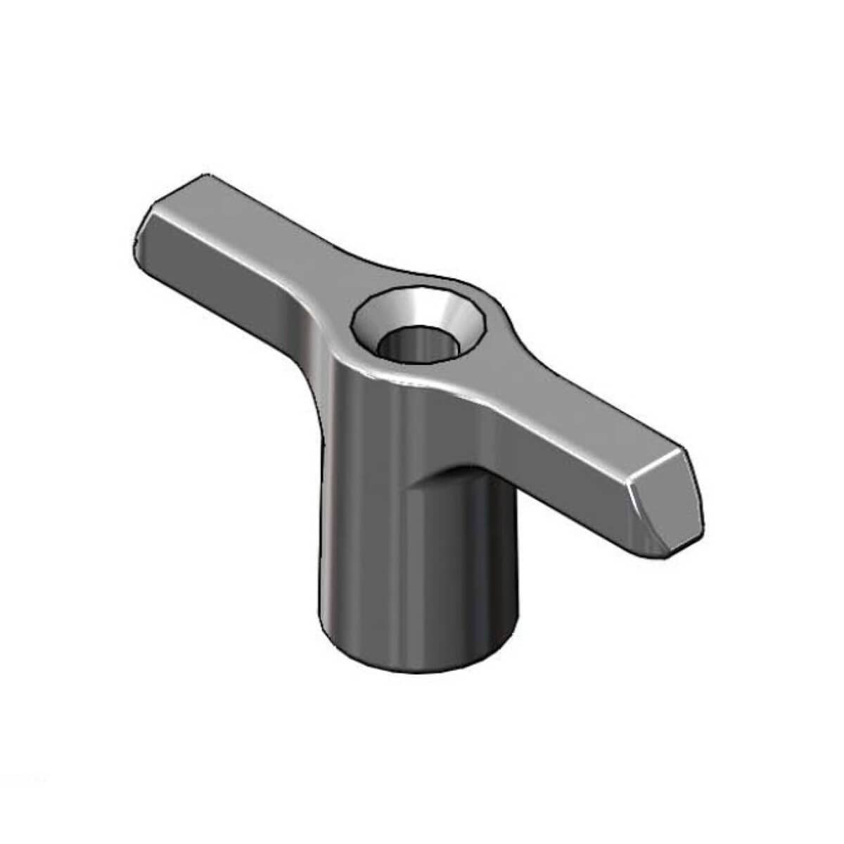 T&amp;S BRASS PARTS T&amp;S Brass 001802-45 T-Handle For Supply Stop - SKU TS001802-45
