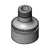 T&S BRASS PARTS T&S Brass 003128-25NS Low-Flow Pre-Rinse Nozzle Holder (New-St - SKU TS003128-25NS