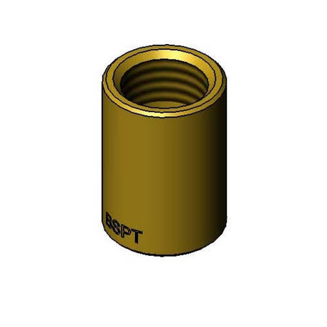 T&amp;S BRASS PARTS T&amp;S Brass 003746-20 Adapter 1/2 Npsm Female X 1/2 Bspt Fema - SKU TS003746-20