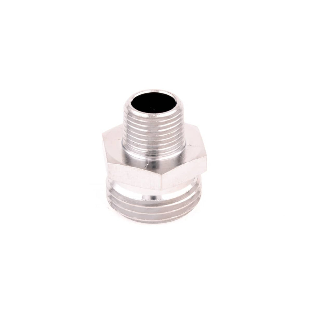 T&S BRASS PARTS T&S Brass 004712-25 3/8 NPT Male X 3/4 Gh Male Adapter (Plat - SKU TS004712-25