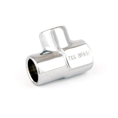 T&amp;S BRASS PARTS T&amp;S Brass 005255-40 Swivel Tee Chrome Plated - SKU TS005255-40