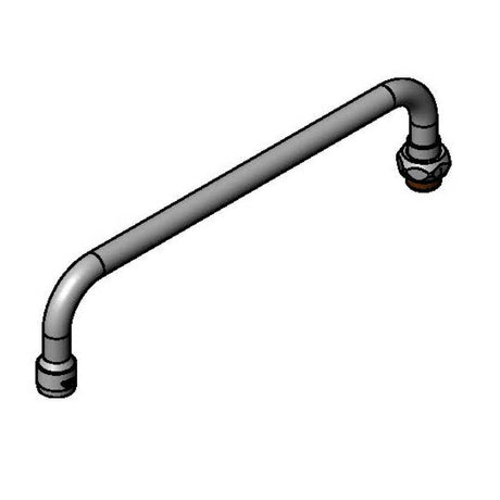 T&amp;S BRASS PARTS T&amp;S Brass 006186-40 12 Dbl-Joint Nozzle Front Section - SKU TS006186-40
