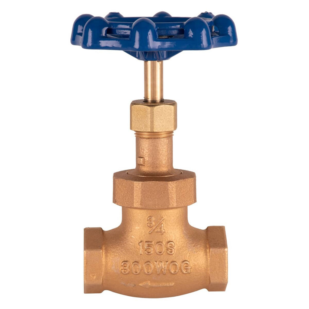 T&S BRASS PARTS T&S Brass 006648-20B 3/4 Globe Valve, Blue Handle - SKU TS006648-20B