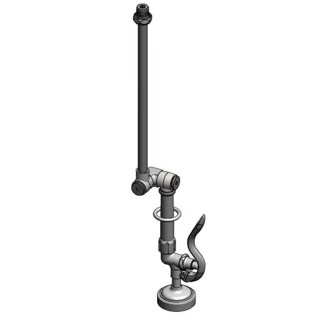 T&S BRASS PARTS T&S Brass 009184-40 B-0114 Down Pipe Assembly W/ Knuckles & B-0107 Spr - SKU TS009184-40