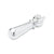 T&S BRASS PARTS T&S Brass 009332-41 Decorative Club Handle Hot - SKU TS009332-41