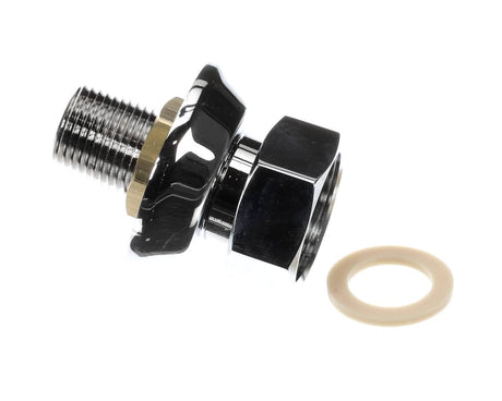 T&amp;S BRASS PARTS T&amp;S Brass 00EE 1/2 NPT Male Inlet With Adjustable Flang - SKU TS00EE