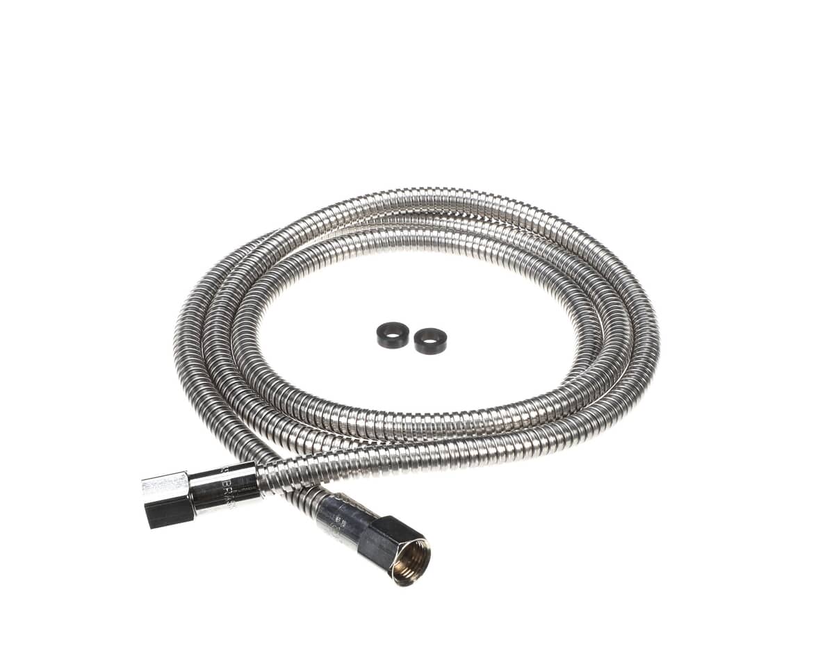 T&amp;S BRASS PARTS T&amp;S Brass 013E-84H Stainless Steel Flex Hose 84 Length 7/ - SKU TS013E-84H