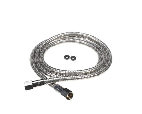 T&amp;S BRASS PARTS T&amp;S Brass 013E-84H Stainless Steel Flex Hose 84 Length 7/ - SKU TS013E-84H