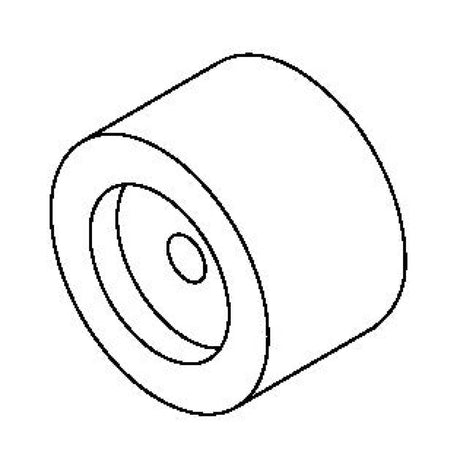 T&amp;S BRASS PARTS T&amp;S Brass 015986-45 B-0512 Delrin Spacer - SKU TS015986-45