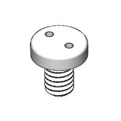 T&amp;S BRASS PARTS T&amp;S Brass 016654-45 Vr Screw SS 8-32UN Thread X 1/4 Length - SKU TS016654-45