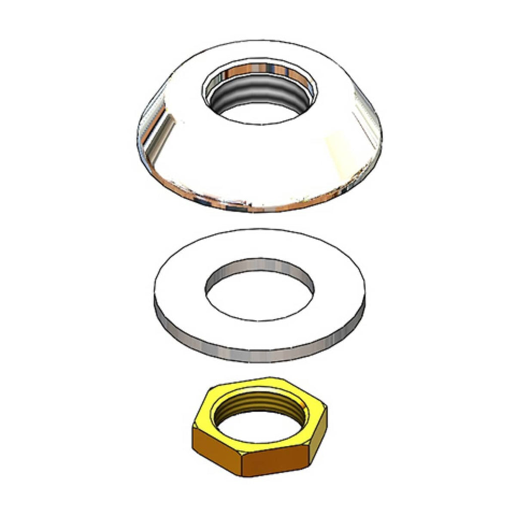 T&S BRASS PARTS T&S Brass 016783-40 Adjustable Deck Flange Assembl - SKU TS016783-40