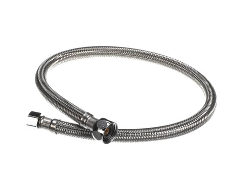 T&amp;S BRASS PARTS T&amp;S Brass 017420-45 24 Flex Hose 9/16-24UN-F X 1/2NPSM-F - SKU TS017420-45