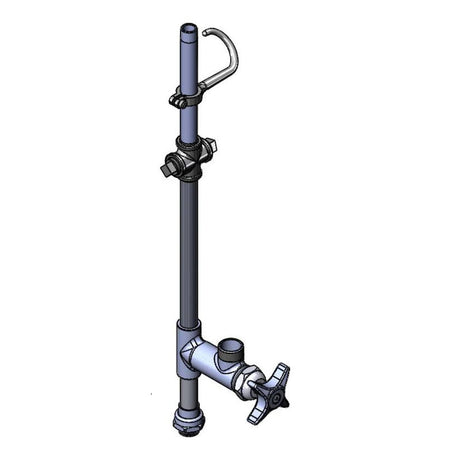 T&amp;S BRASS PARTS T&amp;S Brass 017980-40 Easyinstall Riser W/ Add-On Faucet &amp; Vr - SKU TS017980-40
