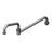T&S BRASS PARTS T&S Brass 018389-40 18 Double-Joint Swing Nozzle W/ 059X 6 Nozzle (F - SKU TS018389-40