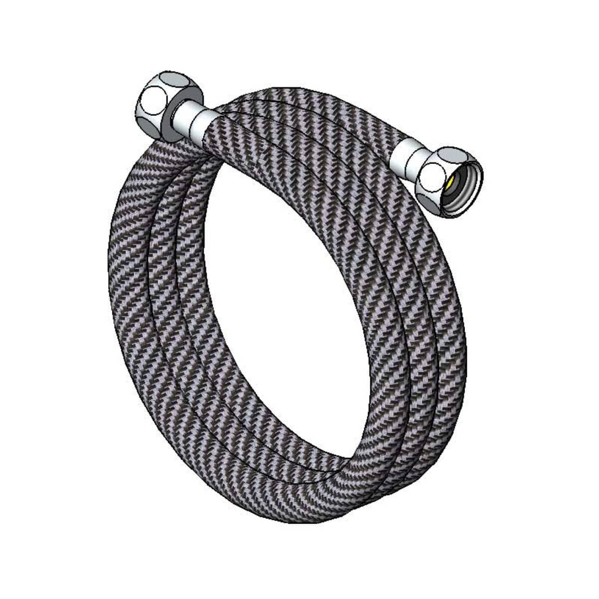 T&amp;S BRASS PARTS T&amp;S Brass 018568-45 Flex Connector Hose 60 Long 1/2 Npsm-F X 1/2 Np - SKU TS018568-45