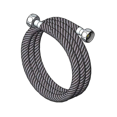 T&amp;S BRASS PARTS T&amp;S Brass 018568-45 Flex Connector Hose 60 Long 1/2 Npsm-F X 1/2 Np - SKU TS018568-45