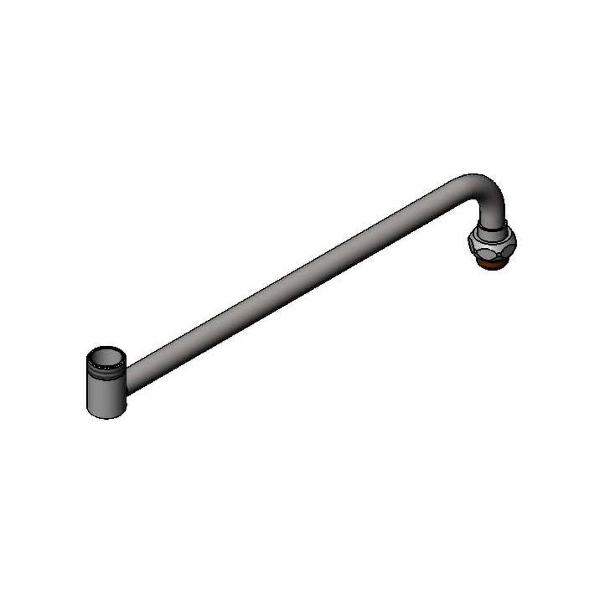 T&amp;S BRASS PARTS T&amp;S Brass 019006-40 14 Back Section Of Double-Joint Nozzle - SKU TS019006-40