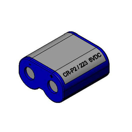 T&amp;S BRASS PARTS T&amp;S Brass 019087-45 6V Lithium Battery Type CR-P2 - SKU TS019087-45