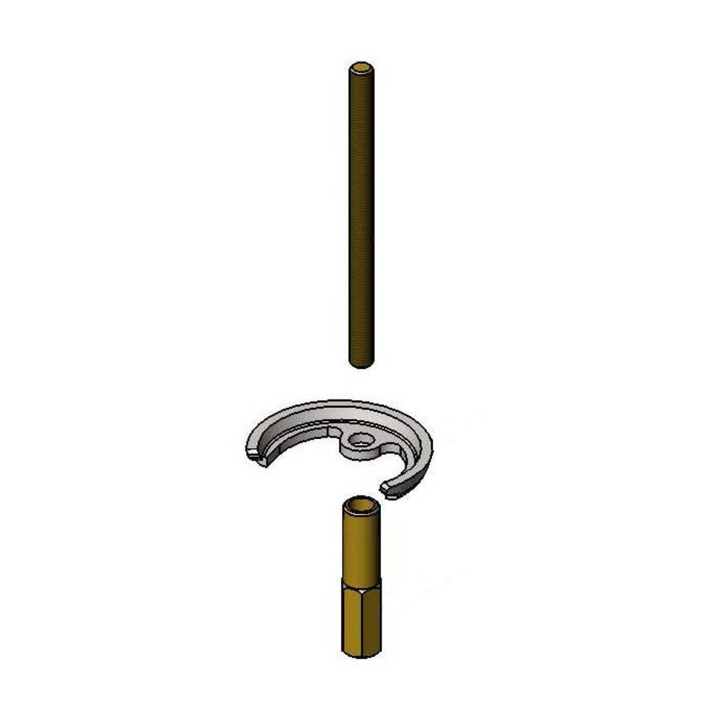 T&S BRASS PARTS T&S Brass 019116-45 Single Post Mounting Kit: 1/4-20 Stud N - SKU TS019116-45