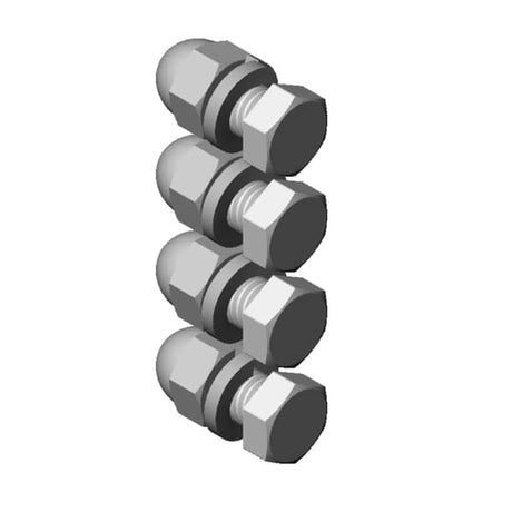 T&amp;S BRASS PARTS T&amp;S Brass 019191-45K Hose Reel Bracket Mounting Kit (Bolts W - SKU TS019191-45K