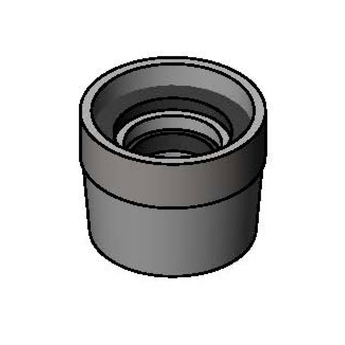 T&amp;S BRASS PARTS T&amp;S Brass 020108-45 Adapter 3/8IN NPT Female X 55/64-27UN Fe - SKU TS020108-45