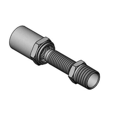 T&amp;S BRASS PARTS T&amp;S Brass 046A Field Repair End-Fitting For 1/2IN ID Hoses Chrome - SKU TS046A