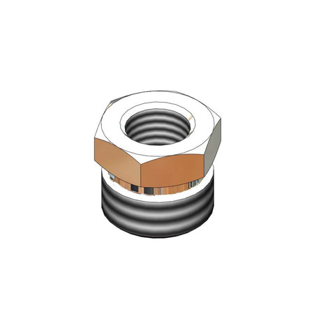 T&amp;S BRASS PARTS T&amp;S Brass 052A Adapter 1/4 NPT Female X 3/4-14UN Male - SKU TS052A
