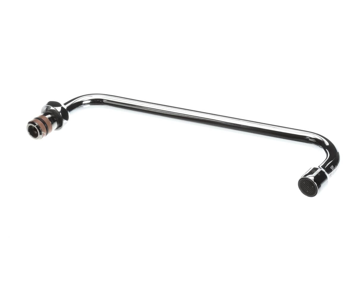 T&amp;S BRASS PARTS T&amp;S Brass 061X-A22 Swing Nozzle W/ 2.2 GPM Aerator 10 Leng - SKU TS061X-A22