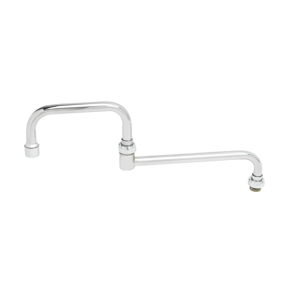 T&S BRASS PARTS T&S Brass 067X-A22 Double-Joint Swing Nozzle 2.2 GPM Aerator 9 Bac - SKU TS067X-A22