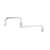 T&S BRASS PARTS T&S Brass 067X-A22 Double-Joint Swing Nozzle 2.2 GPM Aerator 9 Bac - SKU TS067X-A22