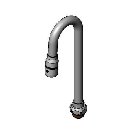 T&amp;S BRASS PARTS T&amp;S Brass 132X-A22 Swivel Gooseneck W/ 2.2 GPM Aerator 2-1 - SKU TS132X-A22
