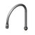 T&S BRASS PARTS T&S Brass 135X-A22 Swivel Gooseneck W/ 2.2 GPM Aerator 8-1 - SKU TS135X-A22