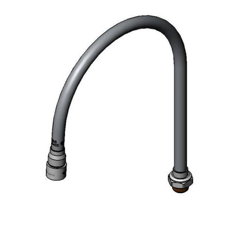 T&amp;S BRASS PARTS T&amp;S Brass 135X-V22 Swivel Gooseneck 2.2 GPM Vr Aerator 8- - SKU TS135X-V22
