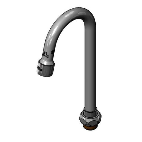 T&amp;S BRASS PARTS T&amp;S Brass 187X Swivel Gooseneck 3-5/8 Spread 8-3/4 Height 5- - SKU TS187X