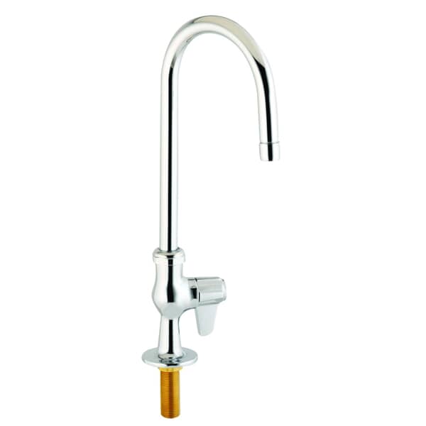 T&S BRASS PARTS T&S Brass 5F-1SLX05 Faucet Single Hole 5-1/2 Swivel Goosen - SKU TS5F-1SLX05