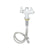T&S BRASS PARTS T&S Brass 5F-2SLX00 Faucet Deck Mount Single Hole Base 18 Flexible - SKU TS5F-2SLX00