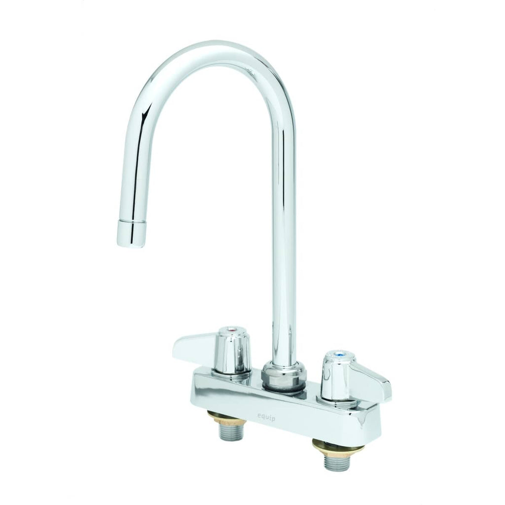 T&S BRASS PARTS T&S Brass 5F-4CLX03A Equip 4 C/C Deck Mount Workboard Faucet W/ 3 Swi - SKU TS5F-4CLX03A