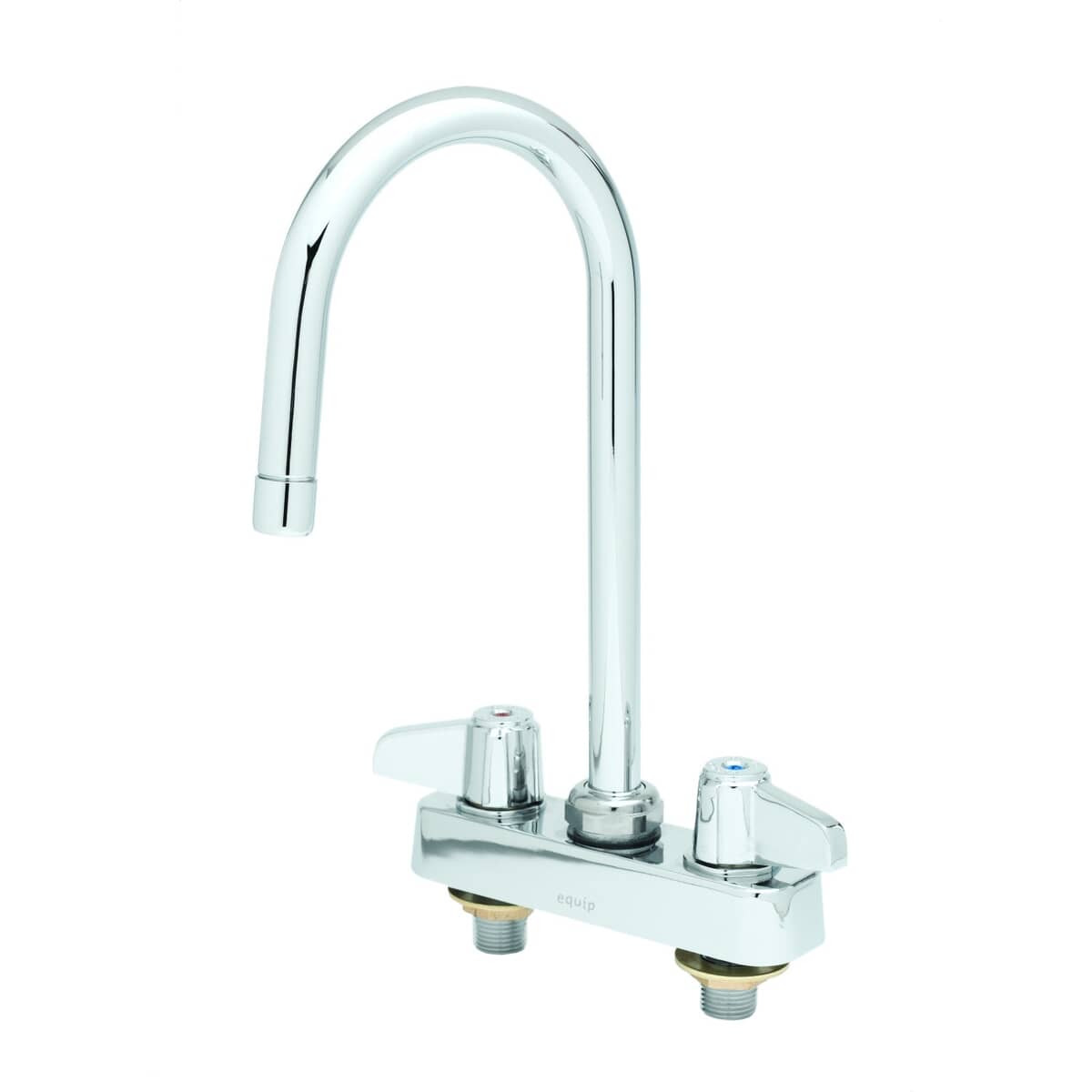 T&amp;S BRASS PARTS T&amp;S Brass 5F-4CLX05 Equip 4 C/C Deck Mount Workboard Faucet 5-1/2 S - SKU TS5F-4CLX05
