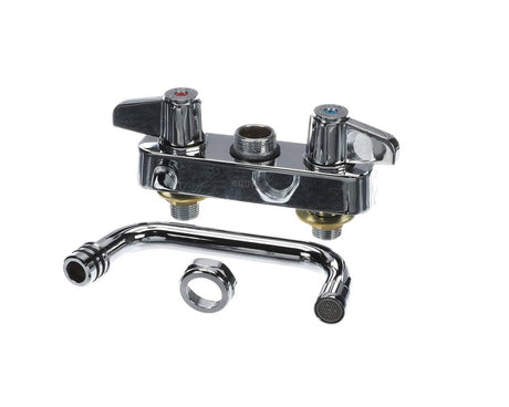 T&amp;S BRASS PARTS T&amp;S Brass 5F-4CLX06 Equip 4 C/C Deck Mount Workboard Fct W/ - SKU TS5F-4CLX06