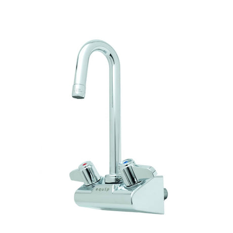 T&amp;S BRASS PARTS T&amp;S Brass 5F-4WLX03-VF05 Equip 4 Wall Mount Faucet W/ 3 Swivel Gooseneck - SKU TS5F-4WLX03-VF05