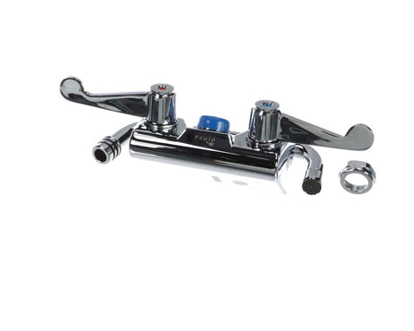 T&amp;S BRASS PARTS T&amp;S Brass 5F-4WWX08 Equip 4 Wall Mount Faucet W/ 8 Swing Noz - SKU TS5F-4WWX08