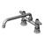 T&S BRASS PARTS T&S Brass 5F-6DLS12A 6 Deck Mount Faucet 12 Swing Nozzle 2. - SKU TS5F-6DLS12A