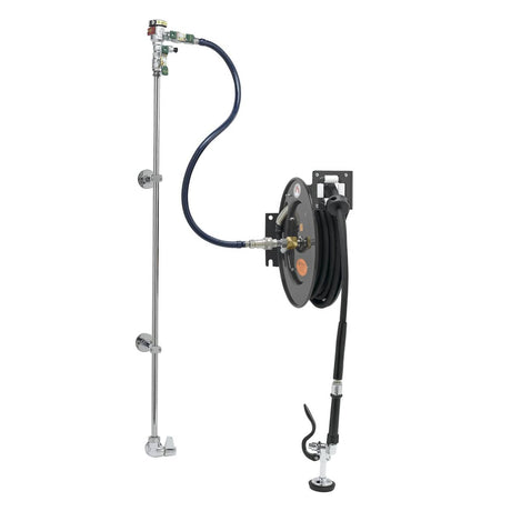 T&amp;S BRASS PARTS T&amp;S Brass 5HR-232-01XE2 Equip Hose Reel System Single-Temp Wall - SKU TS5HR-232-01XE2