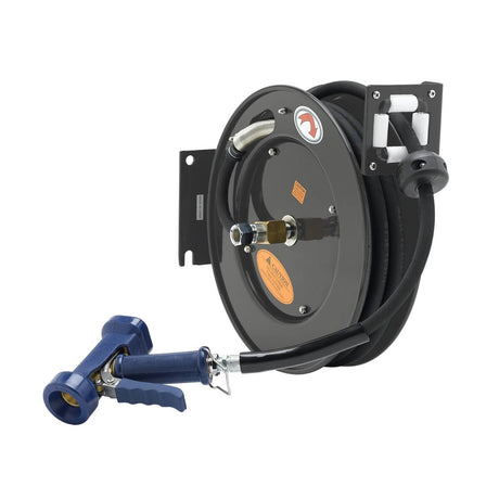 T&amp;S BRASS PARTS T&amp;S Brass 5HR-232-12-A Hose Reel Open Powder Coated Steel 3/ - SKU TS5HR-232-12-A