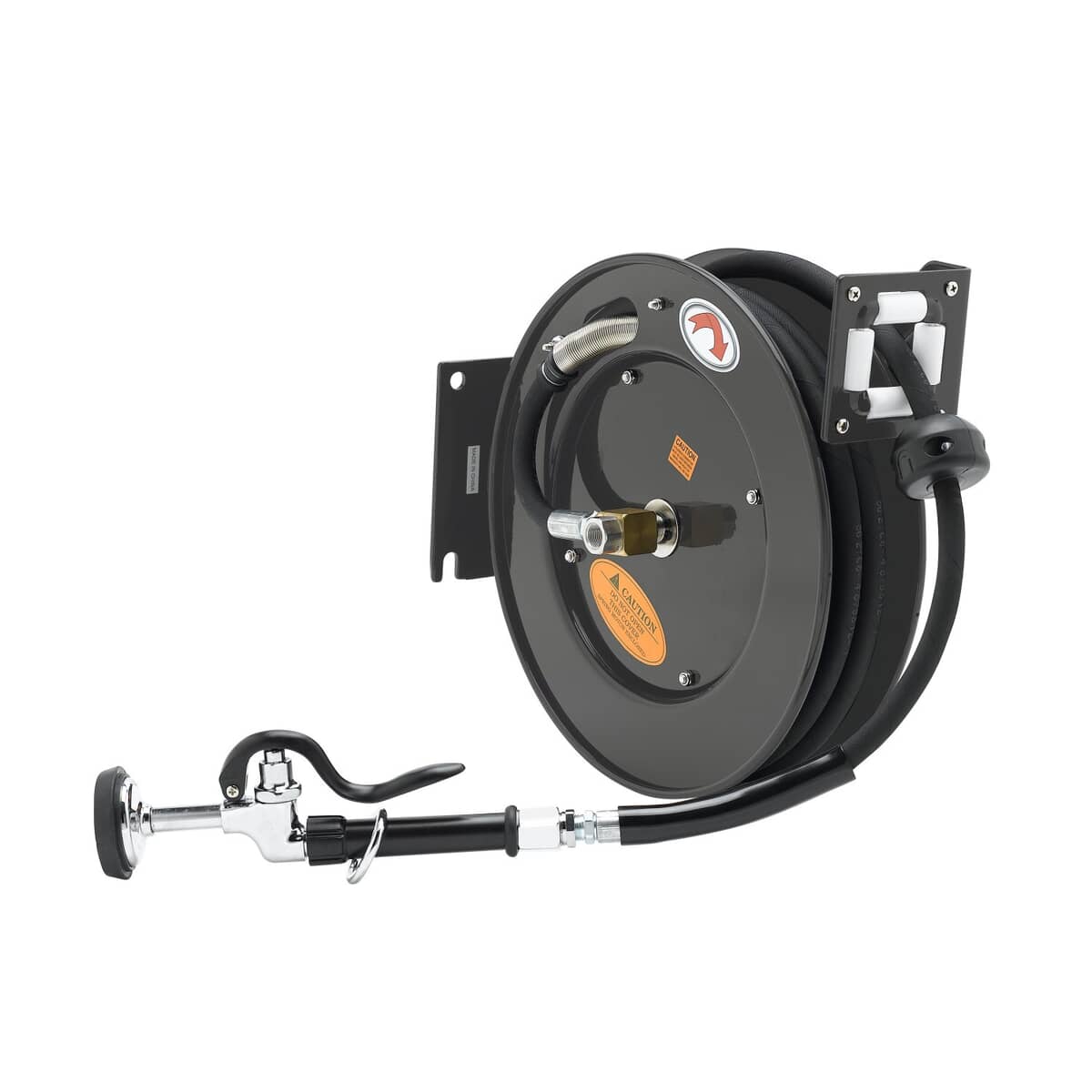 T&amp;S BRASS PARTS T&amp;S Brass 5HR-242-01 Hose Reel Open Powder Coated Steel 50' X 3/8 I - SKU TS5HR-242-01